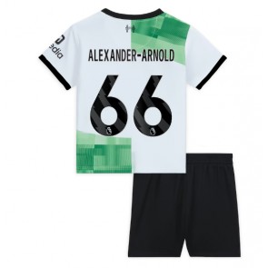 Liverpool Alexander-Arnold #66 Replika Babytøj Udebanesæt Børn 2023-24 Kortærmet (+ Korte bukser)